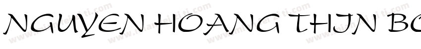 Nguyen Hoang Thin Bold字体转换
